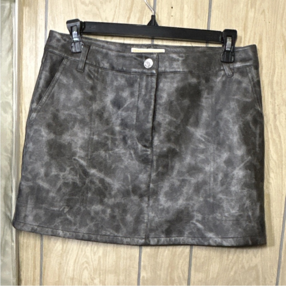 Michael Kors Marble Gray Mini Skirt